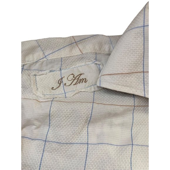 Christopher Wicks English Laundry Button Up Shirt Snap Button Cuff XXL READ - Picture 4 of 16